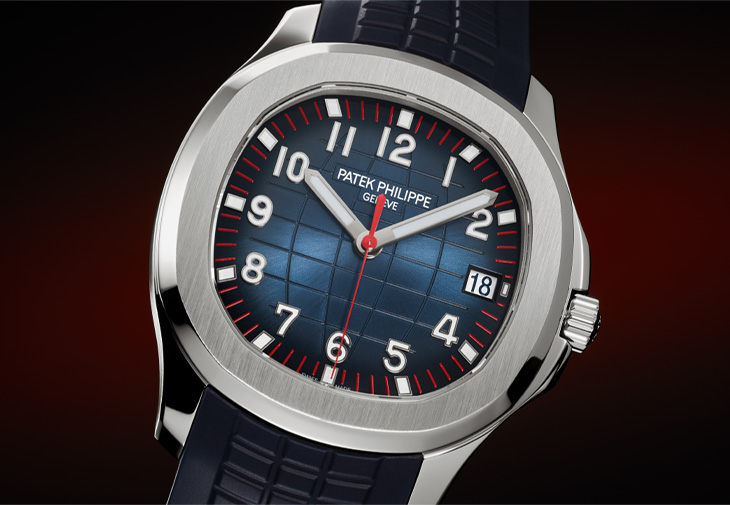 PATEK PHILIPPE百達翡麗Aquanaut日期與中央秒針腕錶