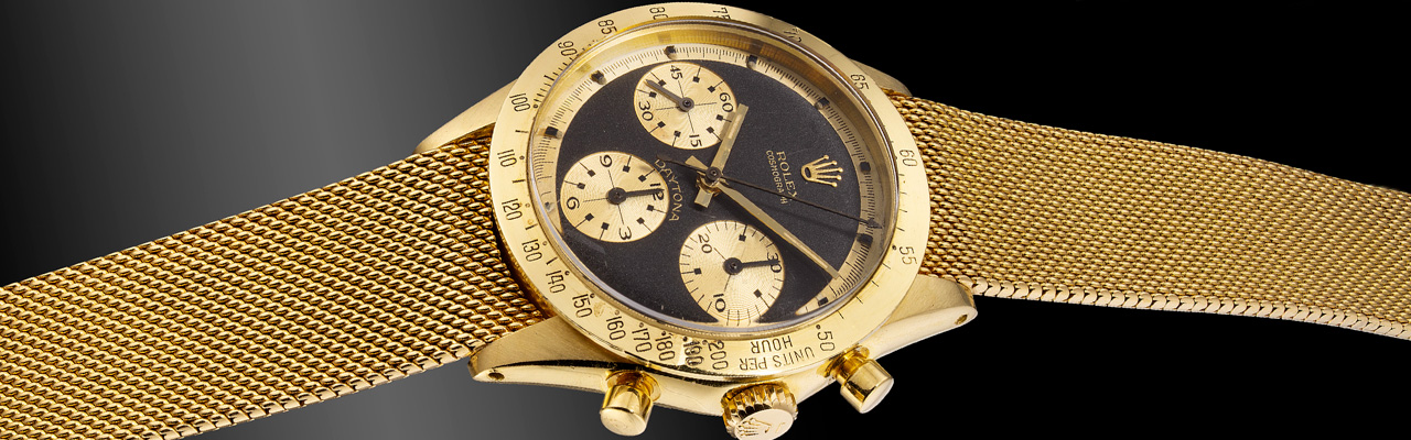 勞力士ROLEX迪通拿型號6239「John Player Special」黃金腕錶