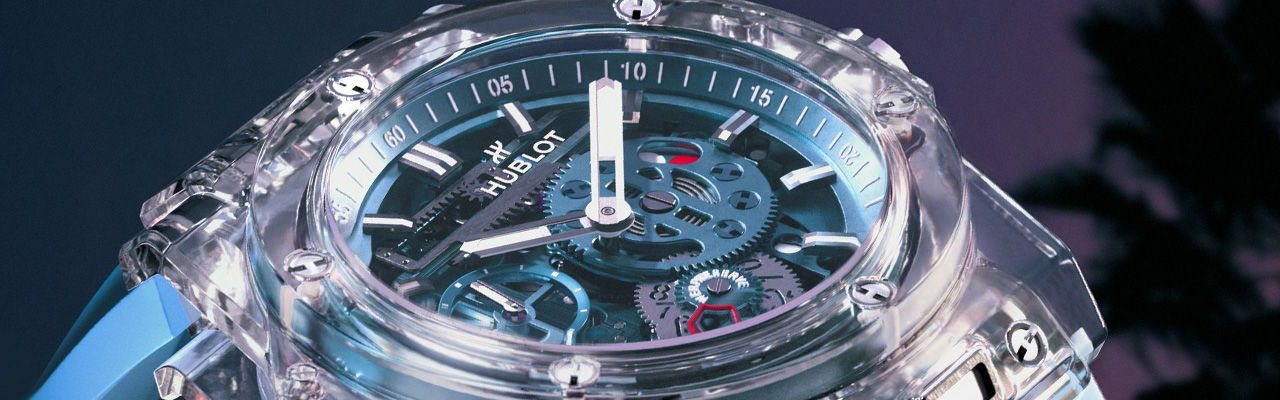 HUBLOT宇舶錶Big Bang Meca-10 十日鍊天空藍寶石腕錶