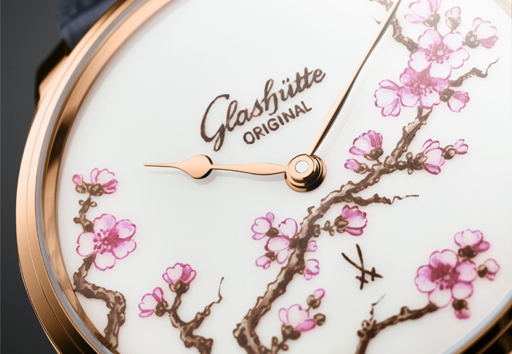 GLASHÜTTE ORIGINAL格拉蘇蒂原創Senator Meissen議員系列麥森「櫻花」腕錶