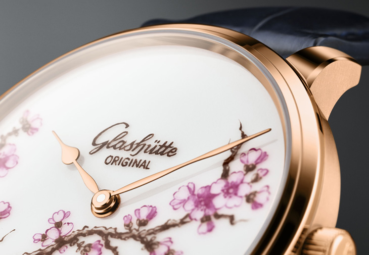 GLASHÜTTE ORIGINAL格拉蘇蒂原創Senator Meissen議員系列麥森「櫻花」腕錶