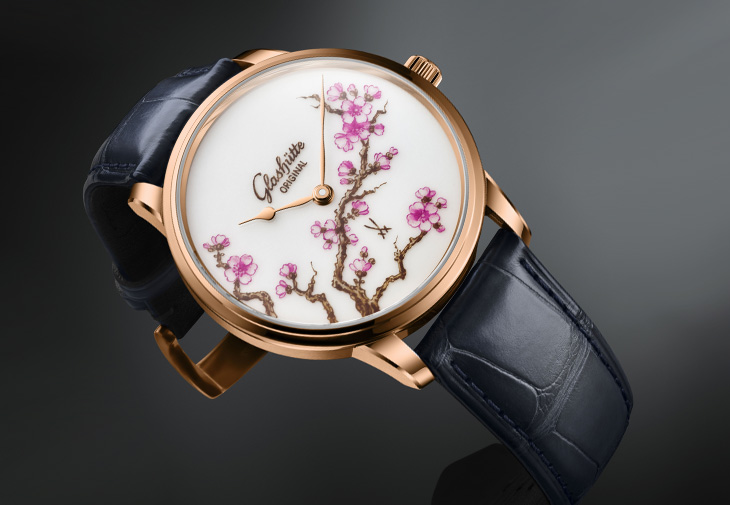 GLASHÜTTE ORIGINAL格拉蘇蒂原創Senator Meissen議員系列麥森「櫻花」腕錶