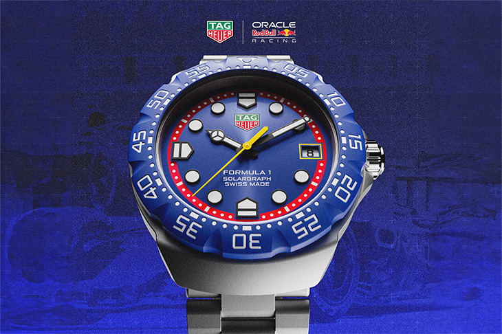 TAG HEUER泰格豪雅Formula 1 Solargraph x 甲骨文紅牛車隊特別版腕錶