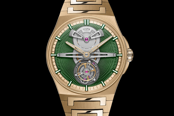 手工璣鏤深邃之美，CZAPEK Antarctique Tourbillon Victory Green陀飛輪限量腕錶