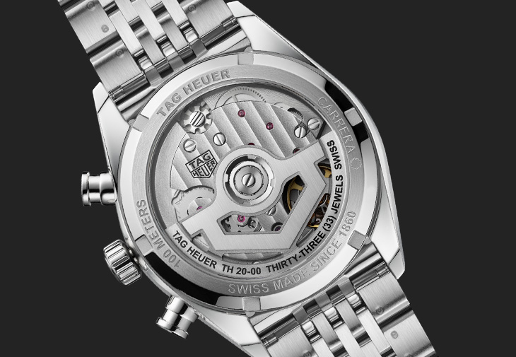 TAG HEUER泰格豪雅Carrera計時腕錶黑面鑲鑽款