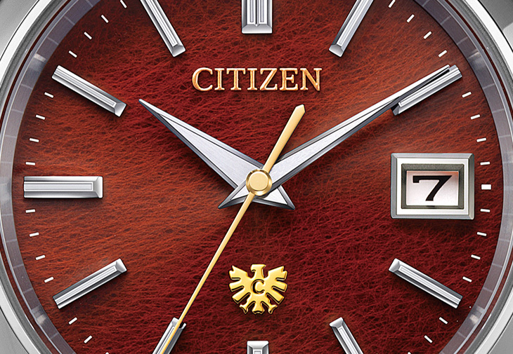 CITIZEN星辰錶The CITIZEN土佐和紙限定款深紅