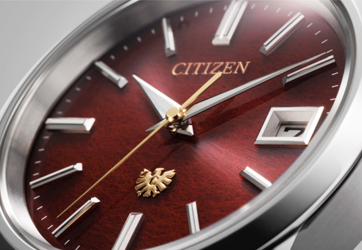 CITIZEN星辰錶The CITIZEN土佐和紙限定款深紅