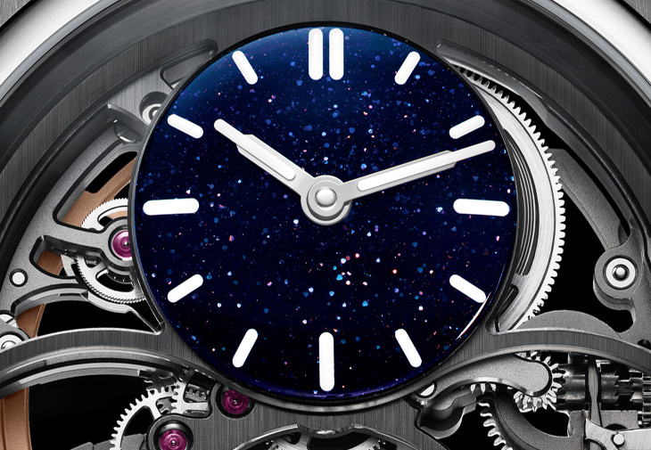 H. MOSER & CIE.亨利慕時開拓者圓柱陀飛輪鏤空砂金石腕錶Saquon Barkley特別版