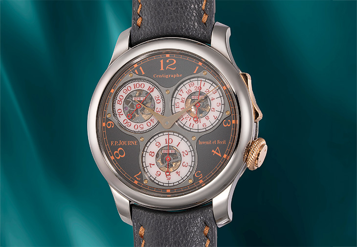 F.P.JOURNE「Centigraphe Souverain Anniversaire Hong Kong」限量版鈦金及玫瑰金計時腕錶