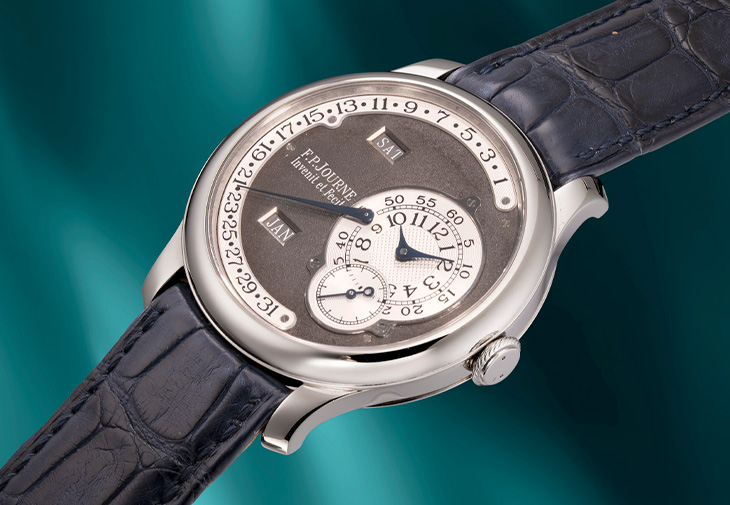 F.P.JOURNE「Octa Calendrier, Ruthenium Collection」鉑金腕錶