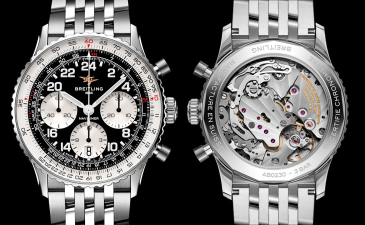 BREITLING百年靈Navitimer B02 Chronograph 41 Cosmonaute航空計時太空人腕錶