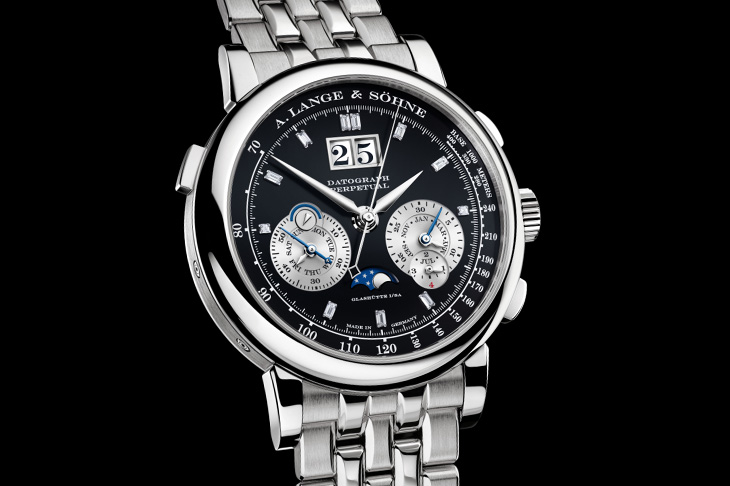 Datograph Perpetual 萬年曆計時碼錶20週年，朗格以鉑金、鑽石時標歌詠雋永風華