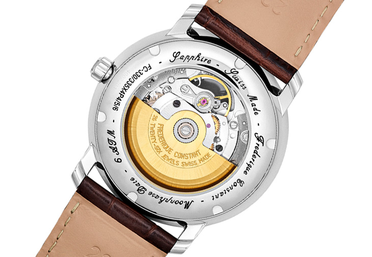 FRÉDÉRIQUE CONSTANT 康斯登Classics Heart Beat Moonphase Date月相腕錶