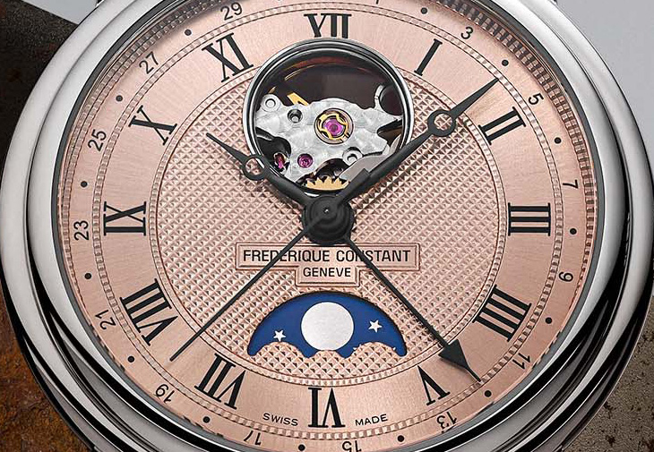 FRÉDÉRIQUE CONSTANT 康斯登Classics Heart Beat Moonphase Date月相腕錶