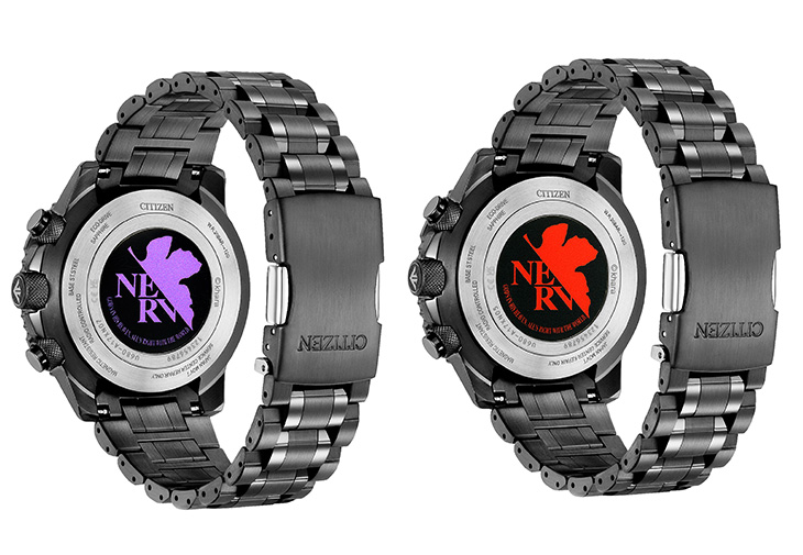 CITIZEN EVA新世紀福音戰士限定款腕錶-貳號機