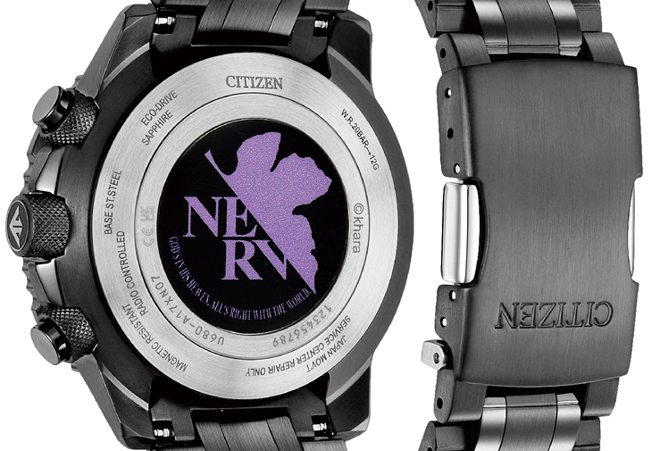 CITIZEN EVA新世紀福音戰士限定款腕錶（初號機）