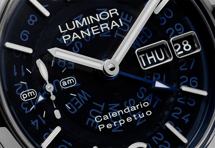 沛納海PANERAI Luminor萬年曆兩地時間Platinumtech腕錶