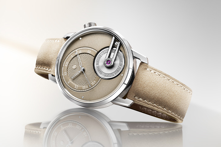 砂岩色的機刻雕紋 ARMIN STROM Tribute 1 Sandstein腕錶