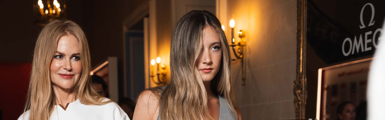 歐米茄OMEGA代言人妮可·基嫚出席巴黎OMEGA HOUSE活動