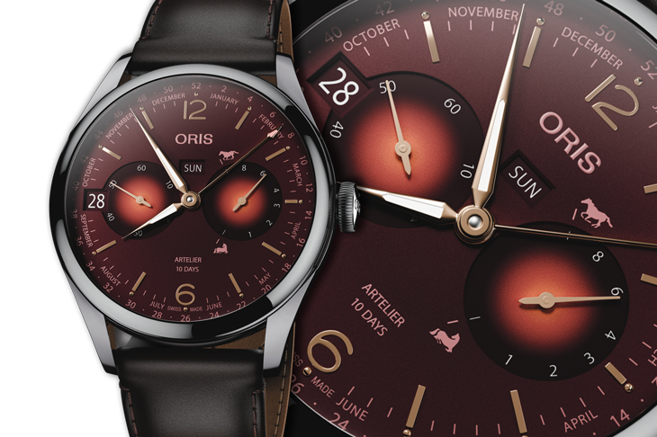 火馬紅色面盤+10日動力儲存／ORIS Big Crown馬年限量腕錶