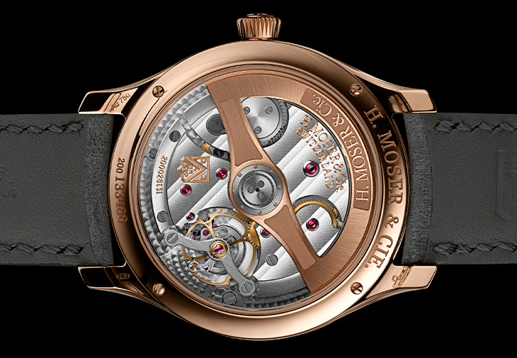 H.MOSER & CIE. Endeavour Centre Seconds Vantablack®