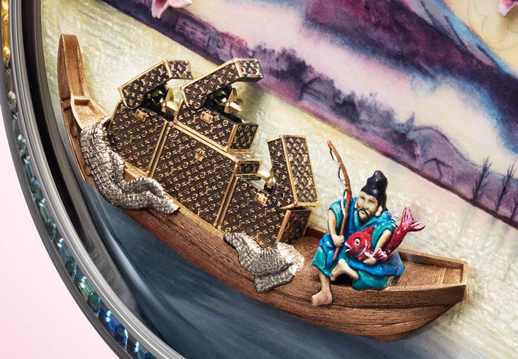 LOUIS VUITTON路易威登Escales Autour du Monde系列Escale au Mont Fuji懷錶