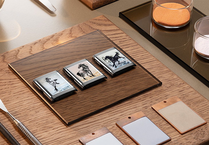 JAEGER-LECOULTRE積家Reverso Tribute Enamel翻轉系列琺瑯腕錶「徐悲鴻」限量版