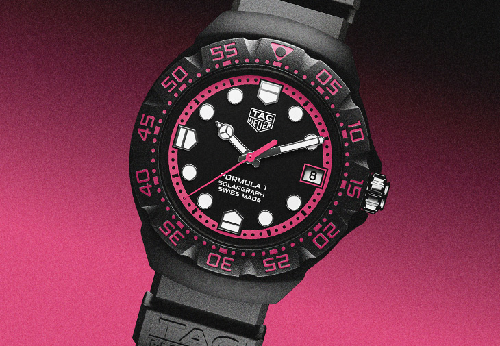 TAG Heuer泰格豪雅Formula 1腕錶螢光粉限量版
