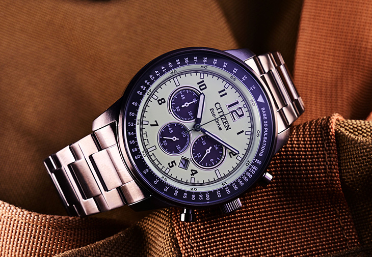 CITIZEN夜光型者限定款腕錶CA4507-84X