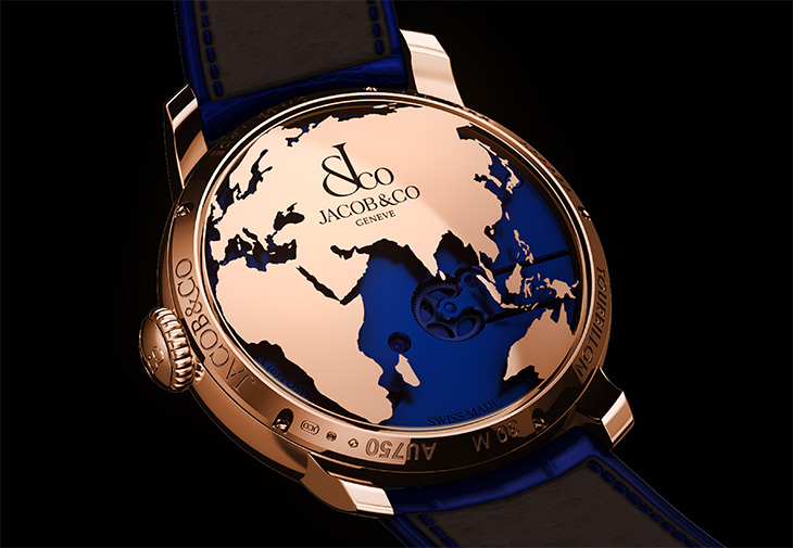 JACOB & CO.  The World Is Yours Dual Time Zone Tourbillon 雙時區陀飛輪腕錶