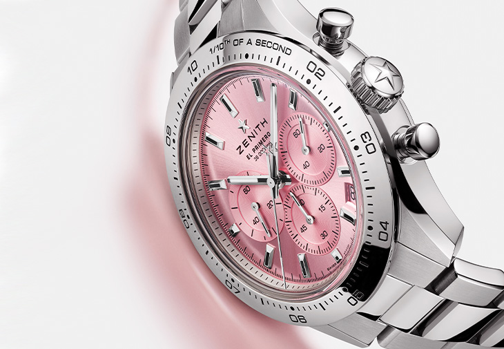 真力時ZENITH Chronomaster Sport Pink粉紅計時腕錶