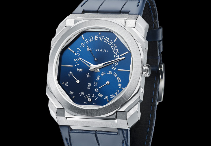 寶格麗BVLGARI Octo Finissimo超薄鉑金萬年曆