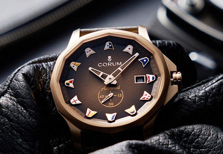 CORUM 崑崙錶推出全新 Admiral海軍上將42限量版青銅腕錶