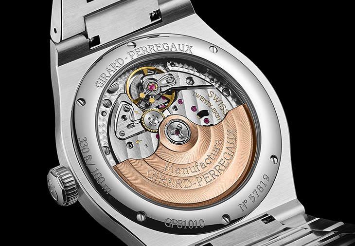 GIRARD-PERREGAUX GP芝柏錶Laureato桂冠系列42毫米無燼灰大明火琺瑯腕錶