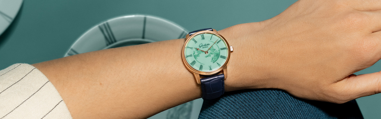 GLASHÜTTE ORIGINAL格拉蘇蒂原創 x MEISSEN Senator Meissen議員麥森腕錶