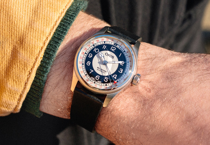ORIS豪利時Big Crown指針式日曆腕錶「Bullseye」