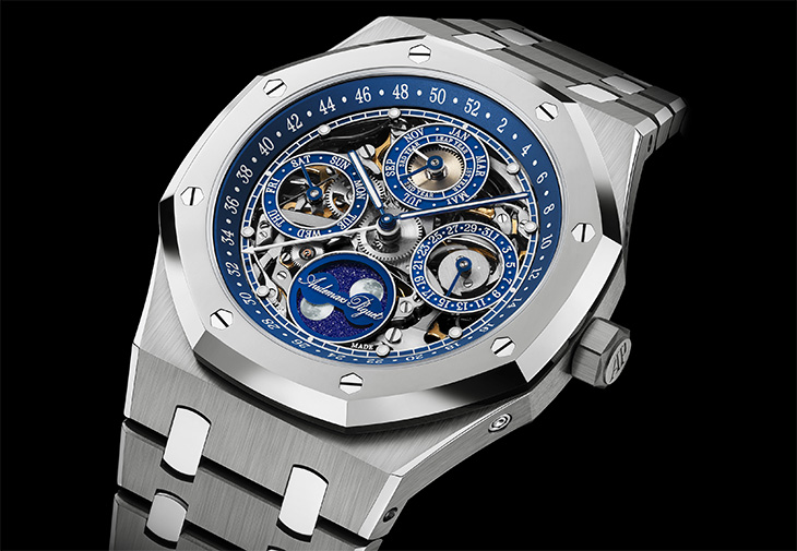 AUDEMARS PIGUET愛彼Royal Oak皇家橡樹系列自動萬年曆「150週年紀念」鏤空限量款