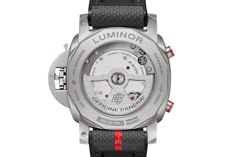 PANERAI沛納海Luminor Luna Rossa飛返計時腕錶