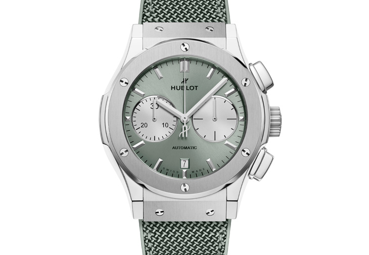 HUBLOT宇舶Classic Fusion Chronograph Titanium Sage Green