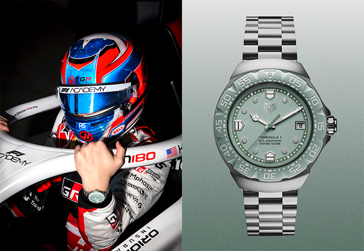 泰格豪雅TAG HEUER Formula 1 Solargraph 粉彩限量腕錶