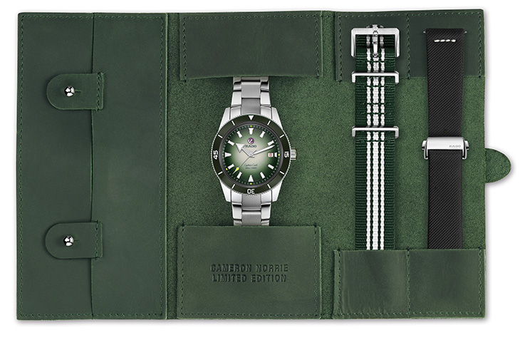 雷達表RADO Captain Cook庫克船長x卡梅隆·諾里限量腕錶