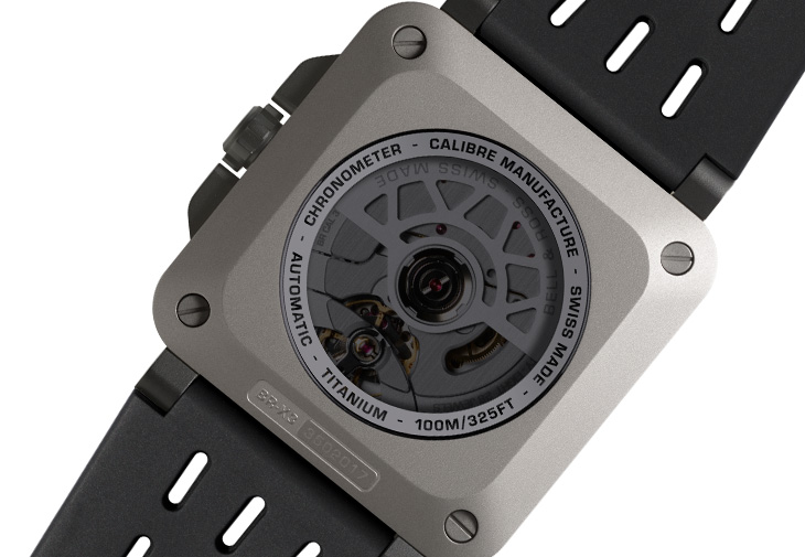 BELL&ROSS柏萊士BR-X3 Black Titanium腕錶