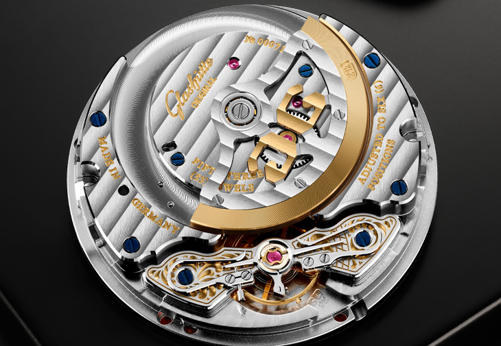 GLASHÜTTE ORIGINAL格拉蘇蒂原創PanoMaticCalendar偏心年曆腕錶鉑金限量版