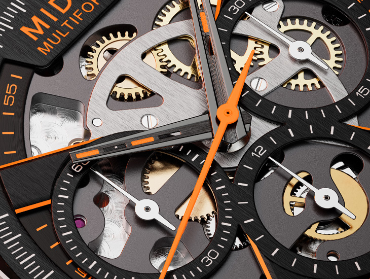 MIDO美度表Multifort鏤空計時腕錶