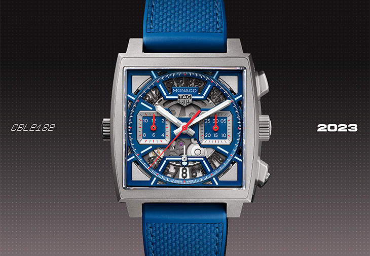 泰格豪雅TAG HEUER Monaco鏤空計時腕錶