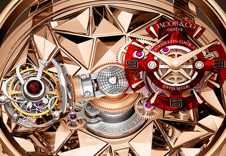 JACOB & CO. Astronomia Revolution Four-Axis Tourbillon 四軸陀飛輪腕錶