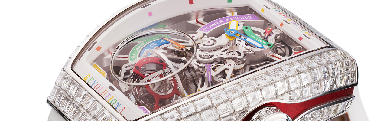 FRANCK MULLER Vanguard Revolution 3 Skeleton獨家金禧紀念腕錶