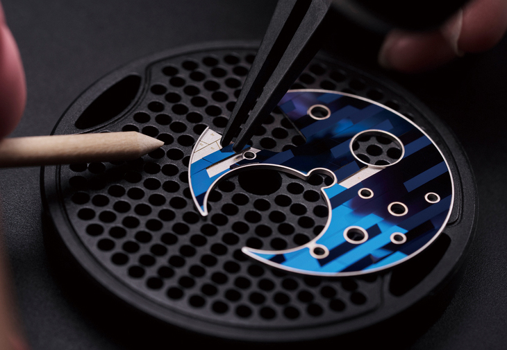 雅典錶ULYSSE NARDIN Blast自由之輪陀飛輪矽質細工鑲嵌腕錶