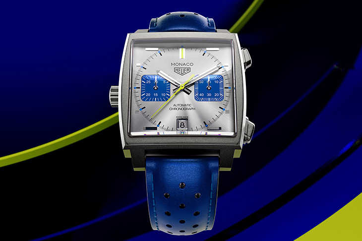 泰格豪雅TAG HEUER Monaco計時腕錶賽車藍限量版