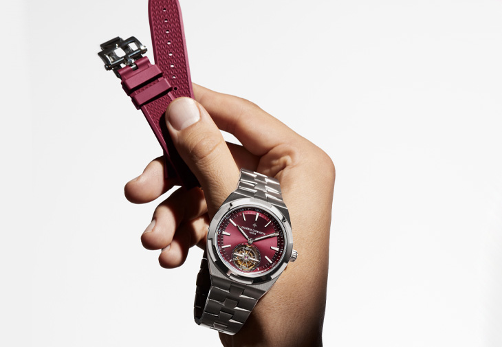 VACHERON CONSTANTIN江詩丹頓Overseas鈦金屬陀飛輪腕錶